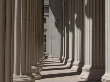columns, building, massachusetts